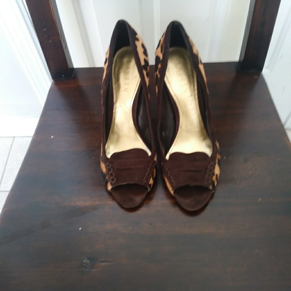 Ralph Lauren Leopard Print Heels
